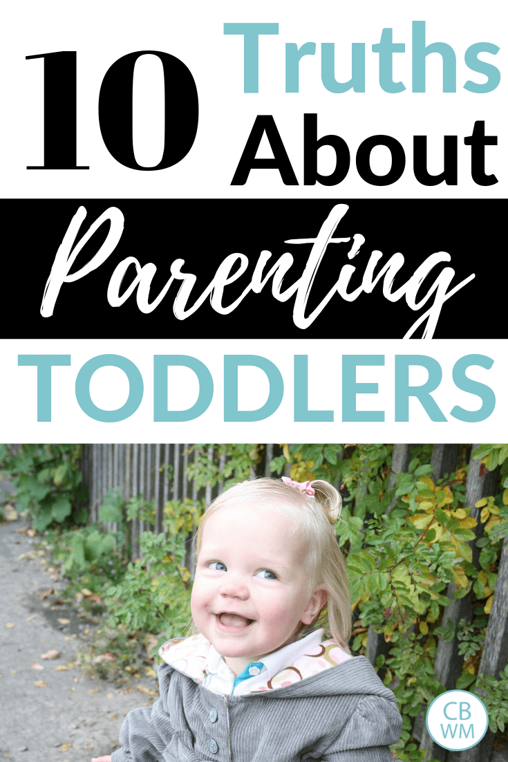 10 truths about parenting a toddler. Parenting tips to help make parenting your toddler smoother and easier. Know what to expect in the toddler years.