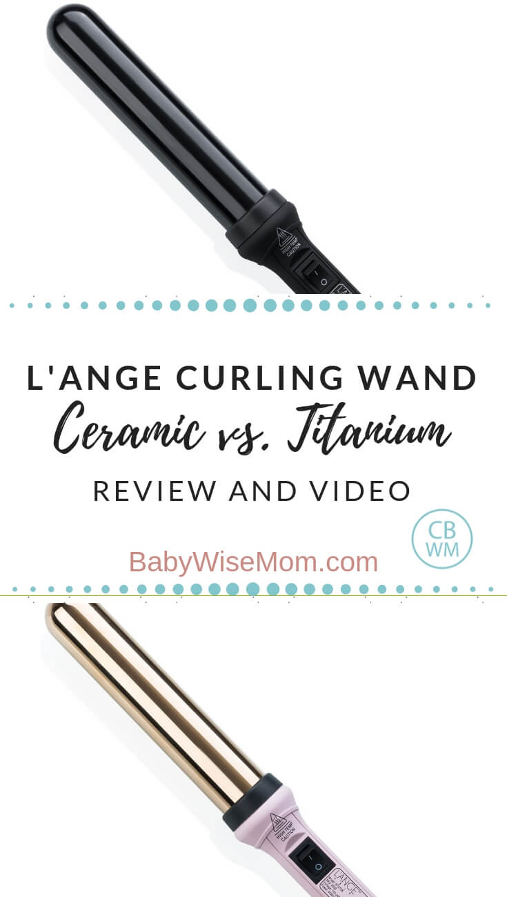 L'ANGE Curling Iron: Titanium vs. Ceramic. Learn the difference between titanium and ceramic curling wands. Video included!