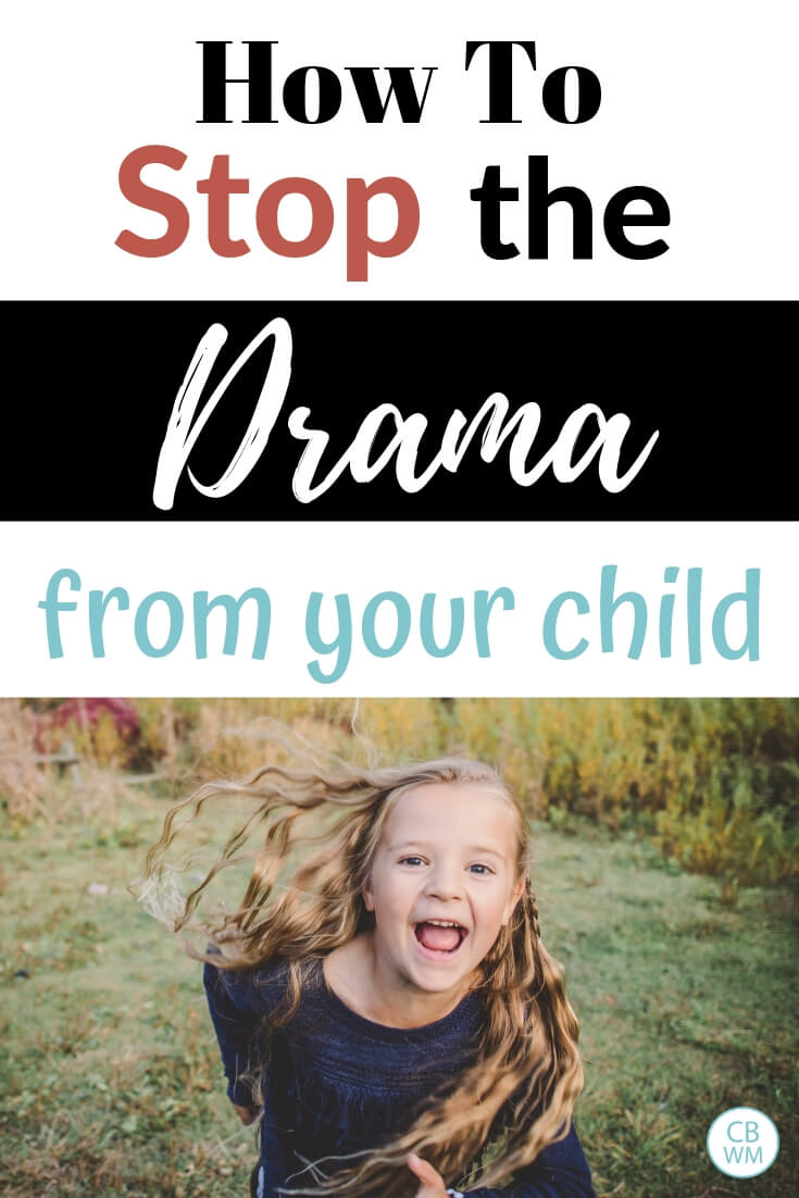 How to stop the drama from your child with a picture of a girl running toward the camera