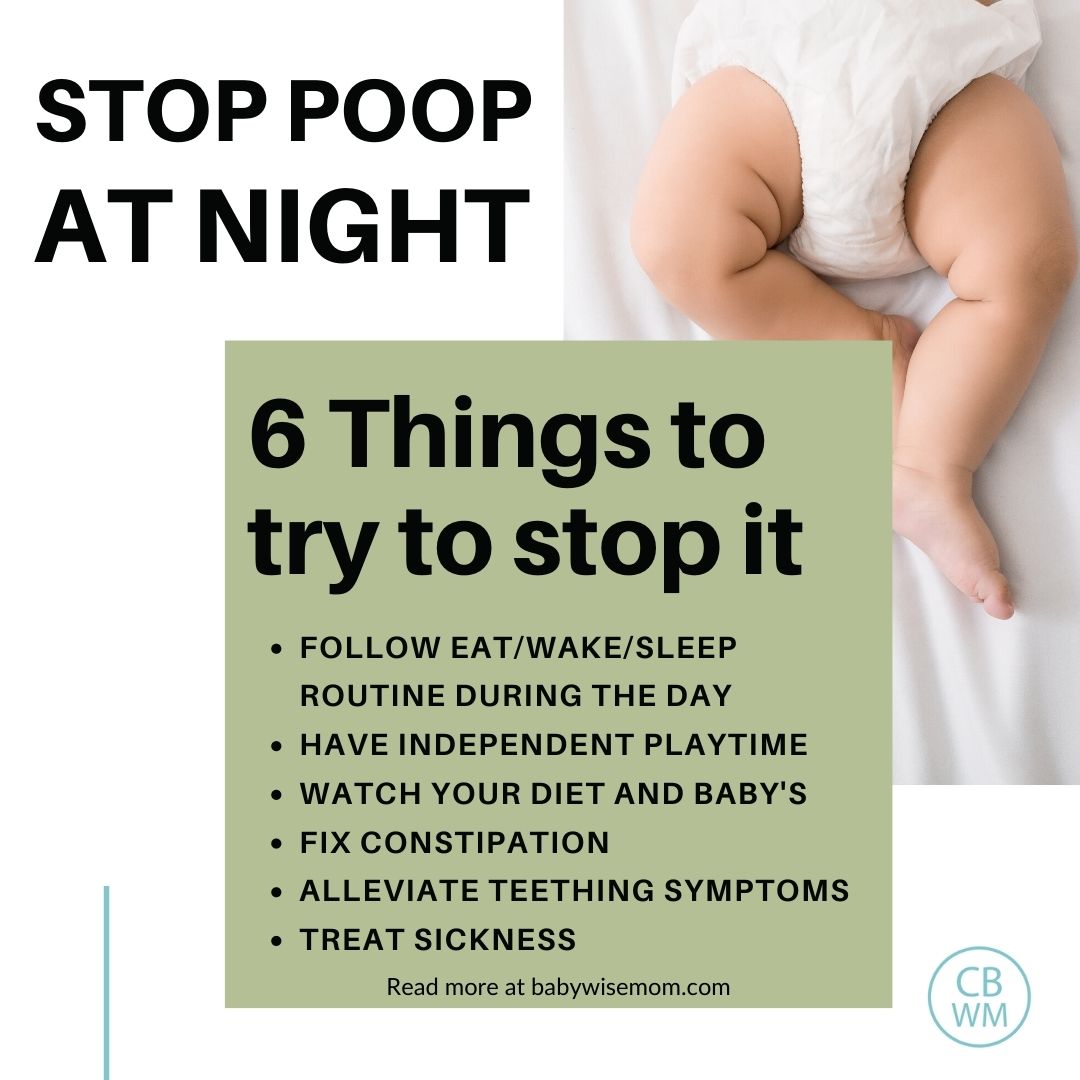Stop poop at night graphic