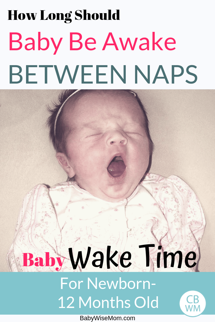 Baby yawning with text overlay