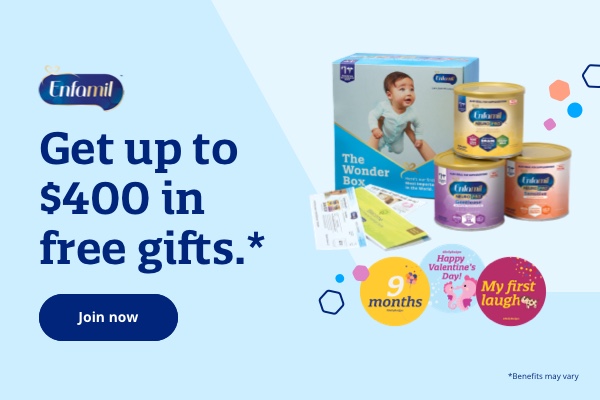 Get up to $400 in free gifts from Enfamil