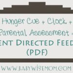 Hunger cue + Clock + Parental Assessment = Parent Directed Feeding