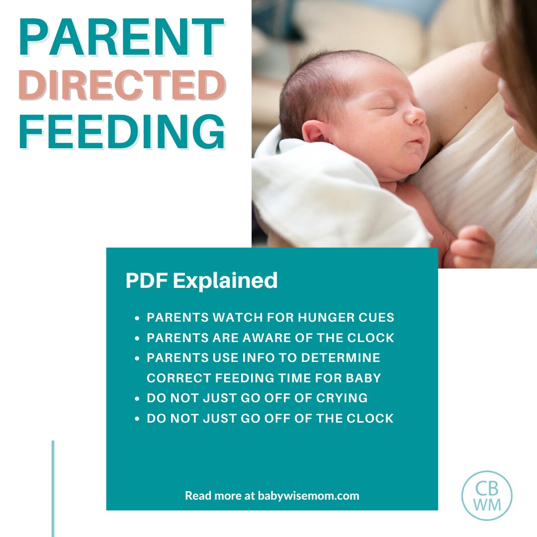 Parent directed feeding explained graphic