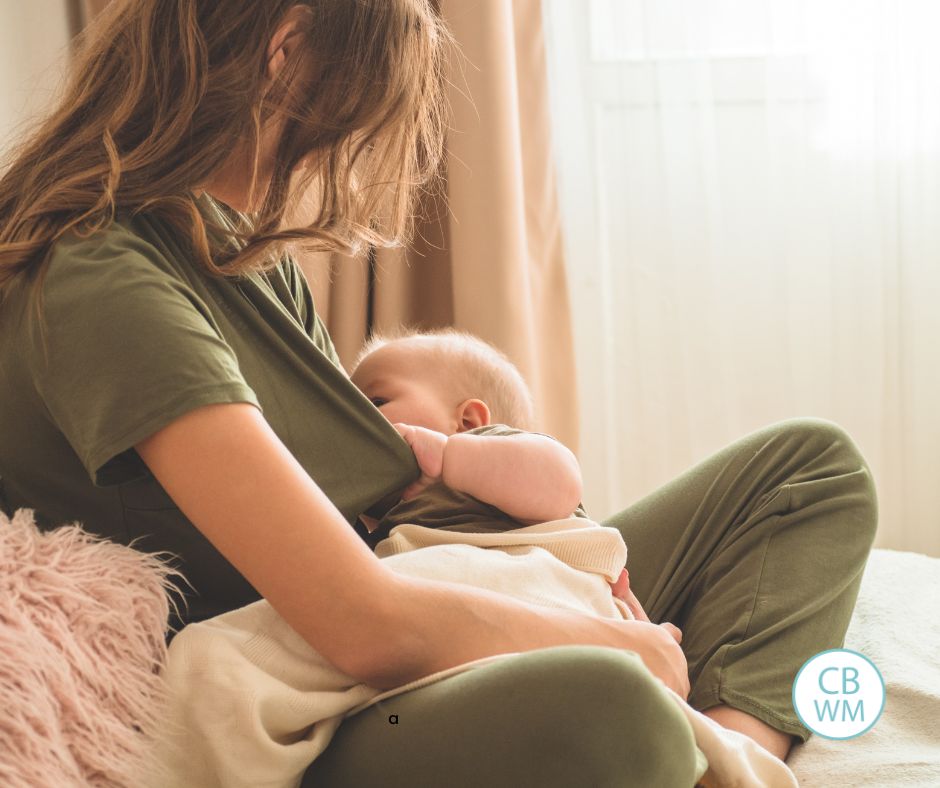 mother breastfeeding her baby