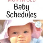 Pinnable image with a picture of an 8 month old baby girl