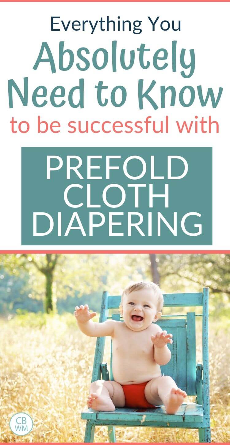 Everything you need to know about prefold cloth diapering