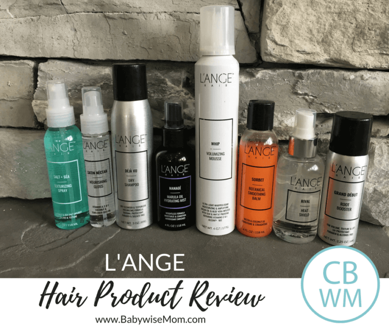 Honest L'ANGE Hair Products Review Babywise Mom