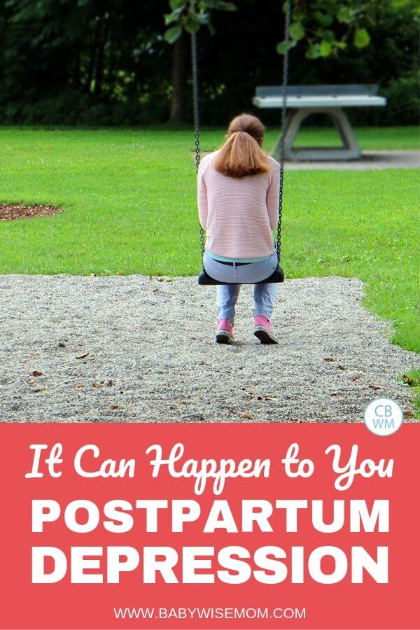 It Can Happen to You. Postpartum depression takes over your life and lies to you. Read all about one mom's experience with postpartum depression with four babies.