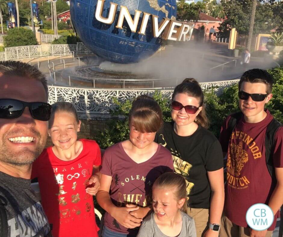 Family at Universal Studios Florida