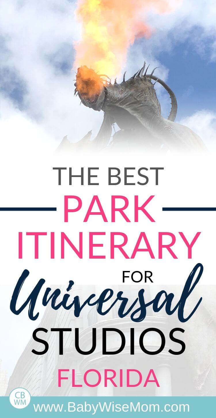 Universal Orlando Florida Travel Itinerary