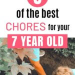 Best Chores for 7 year old Pinnable image