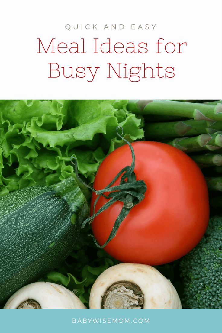 Quick and Easy Meals for Busy Nights