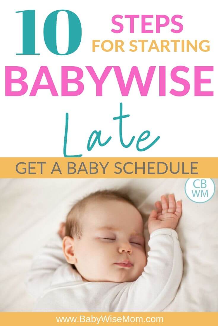 Babywise Late Guide Pinnable Image