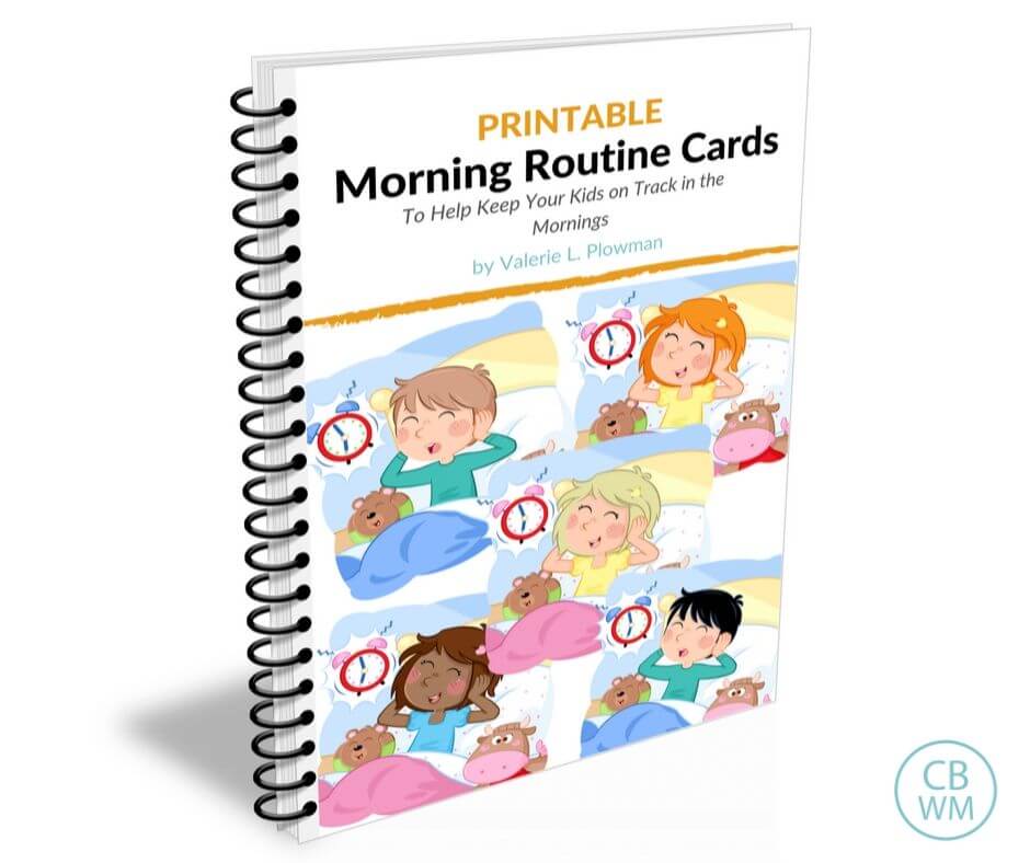 Morning Routine Cards Cover by Valerie Plowman