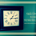 Tips for shifting your schedule. This post outlines how to change your child's schedule for the time  change or for traveling to different time zones. You can also use these tips to change the schedule to fit your needs better.