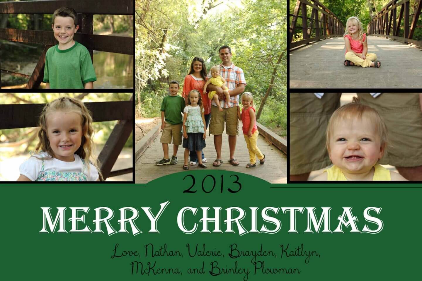 2013 Plowman Family Christmas Card