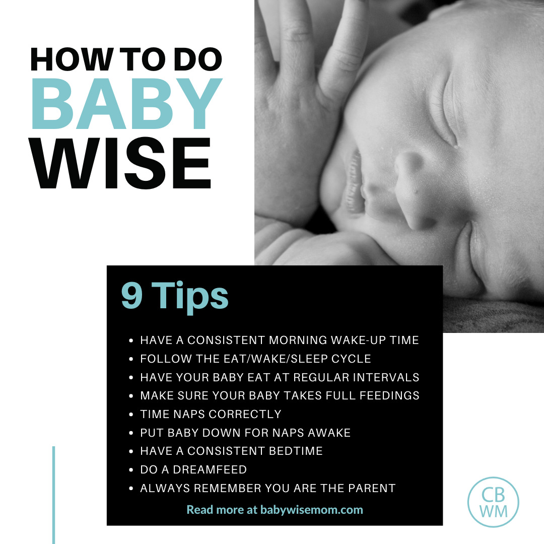 How to do babywise graphic