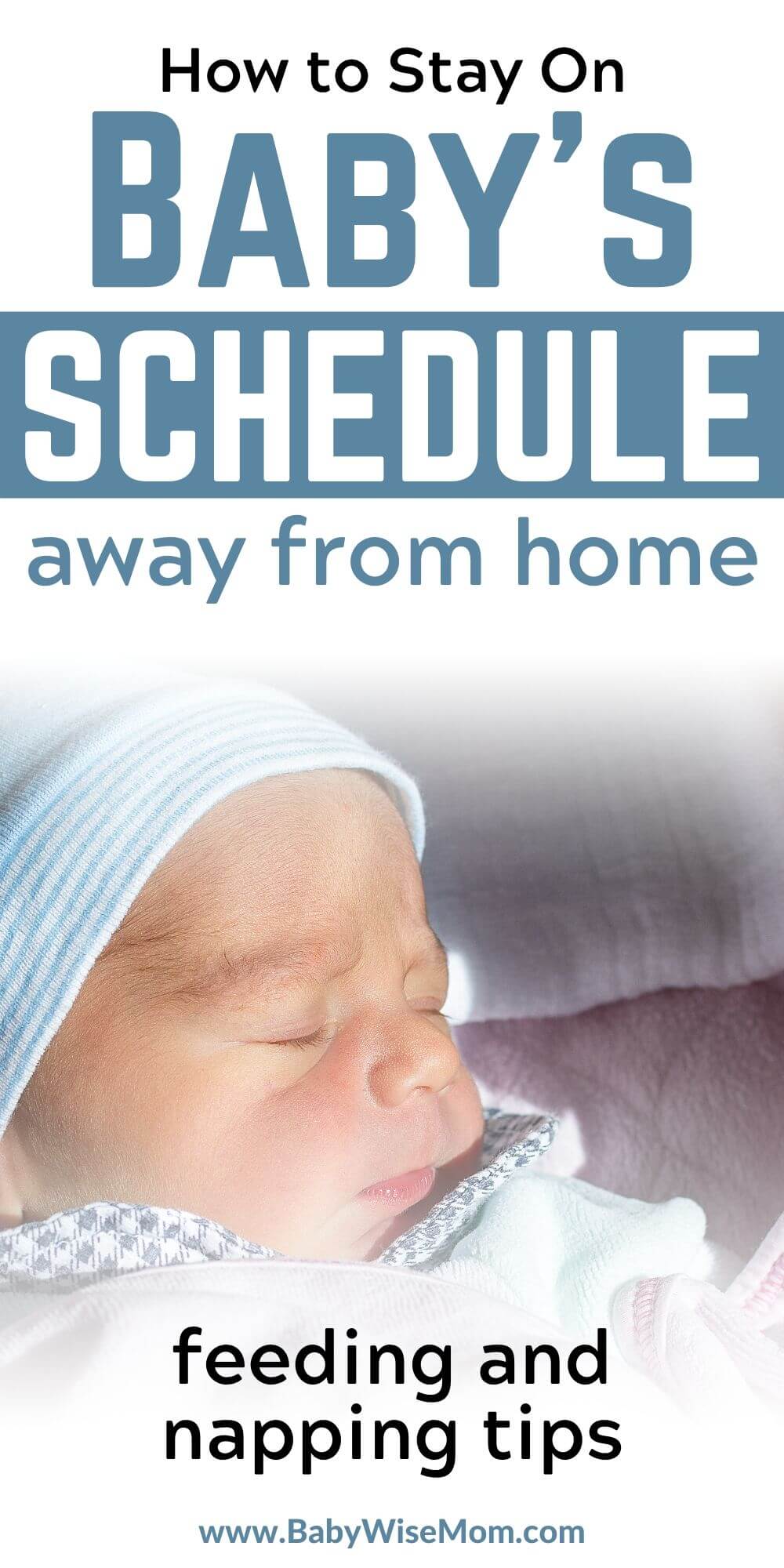 Stay on schedule away from home pinnable image