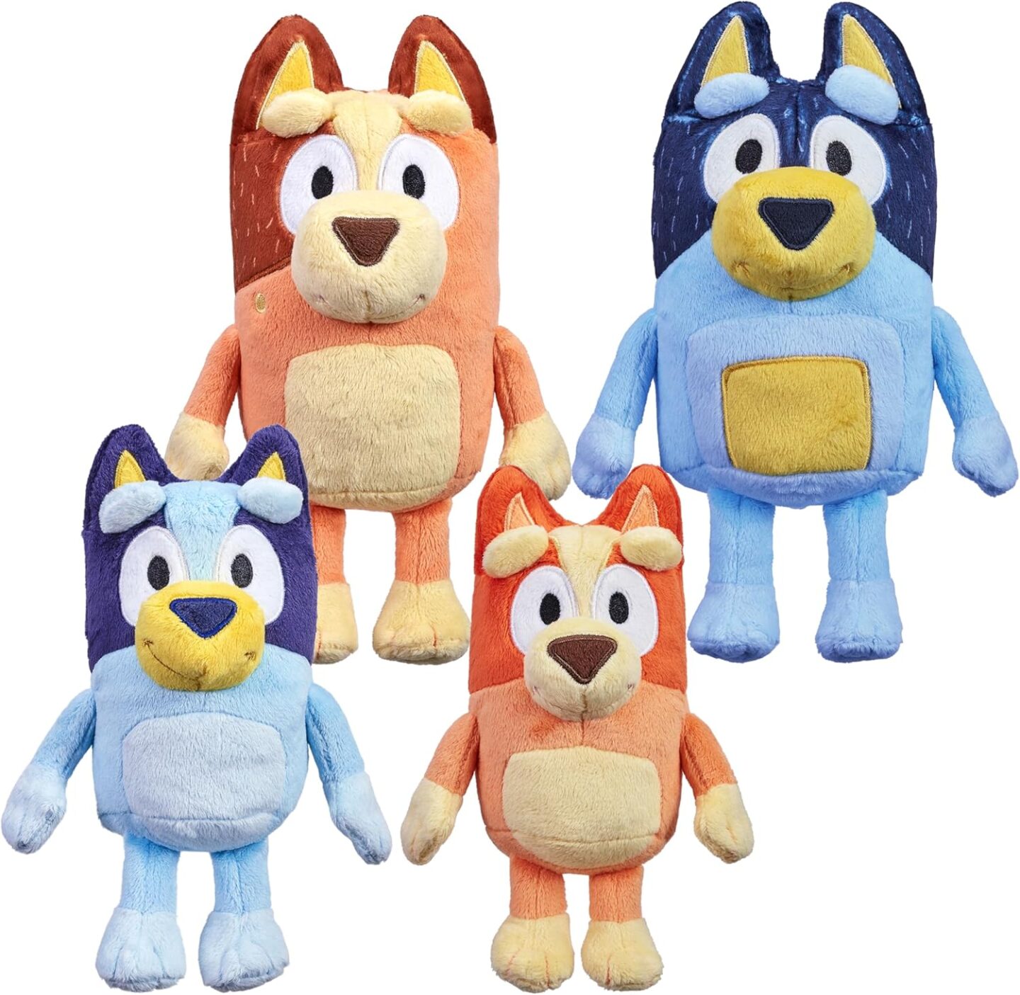 Bluey Heeler Family Stuffed Animal Set of 4