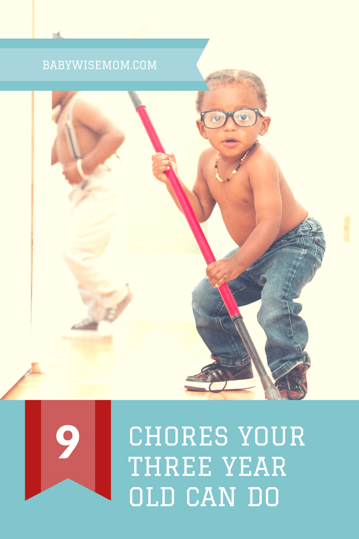 Chores for a three year old