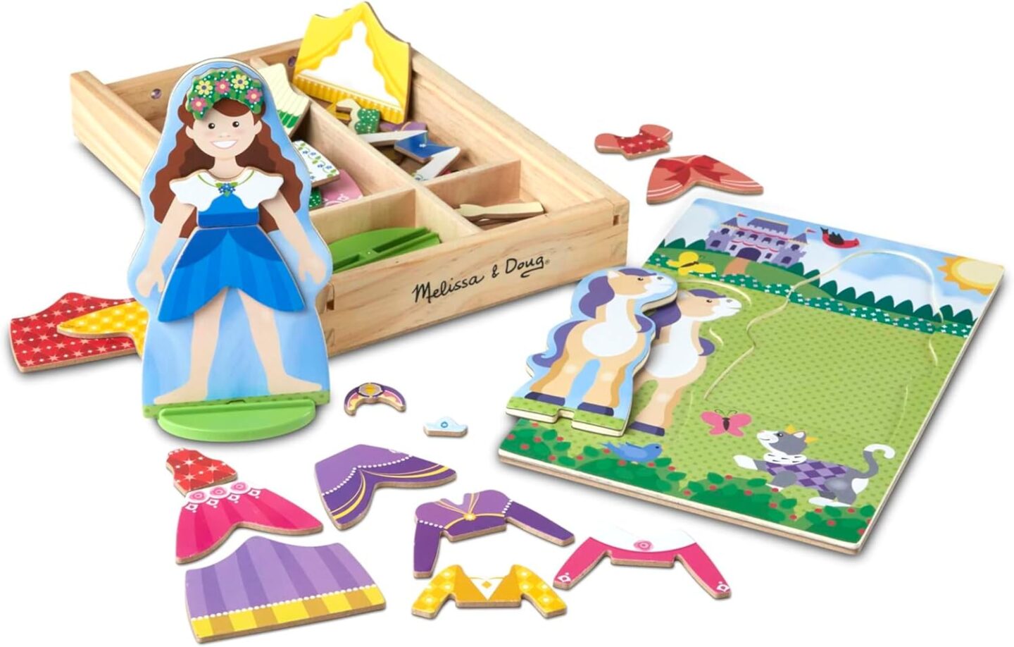 Melissa & Doug Princess & Horse Magnetic Dress-Up