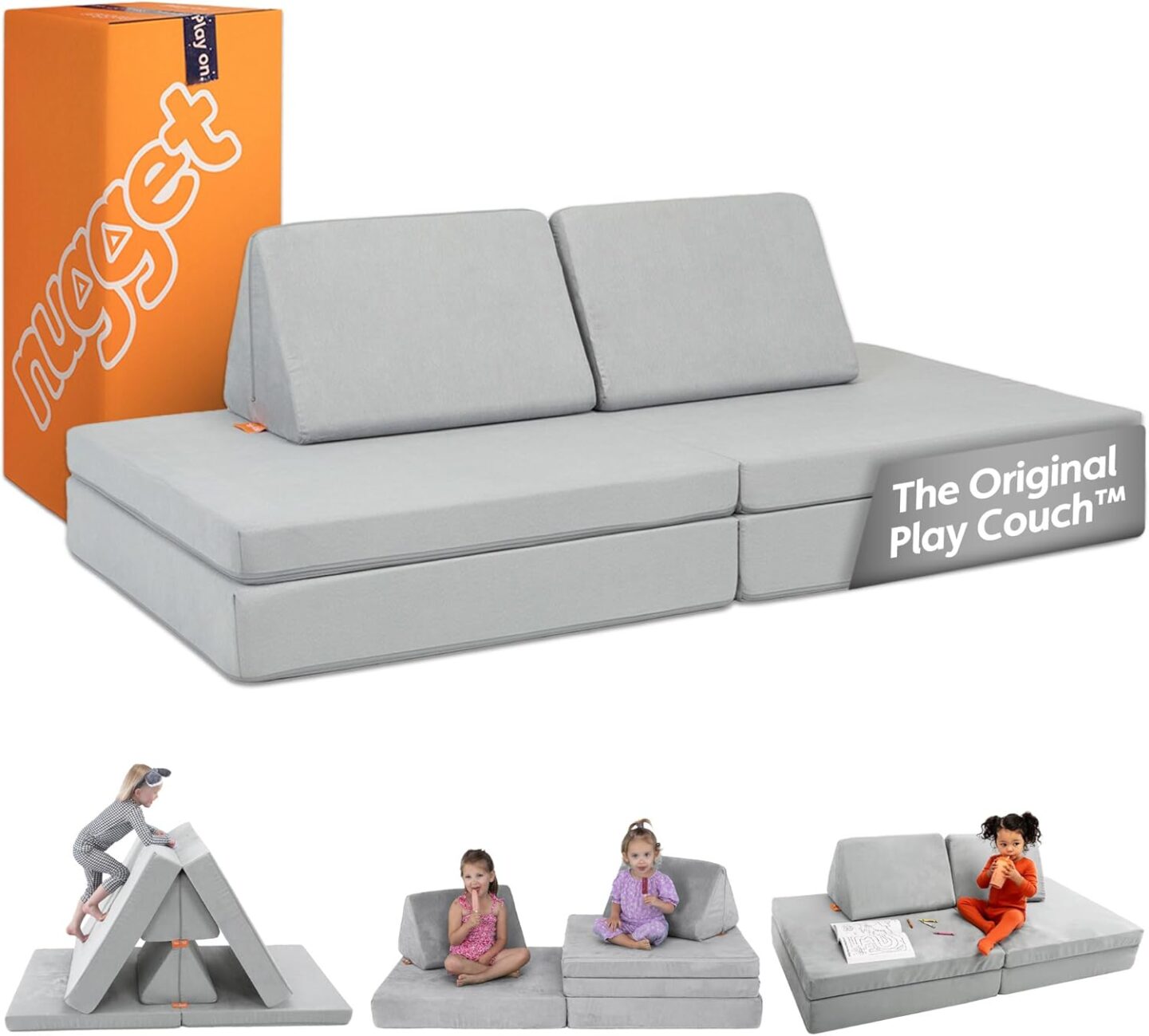 Nugget - The Original Play Couch for Kids - Modular Foam Children's Sofa