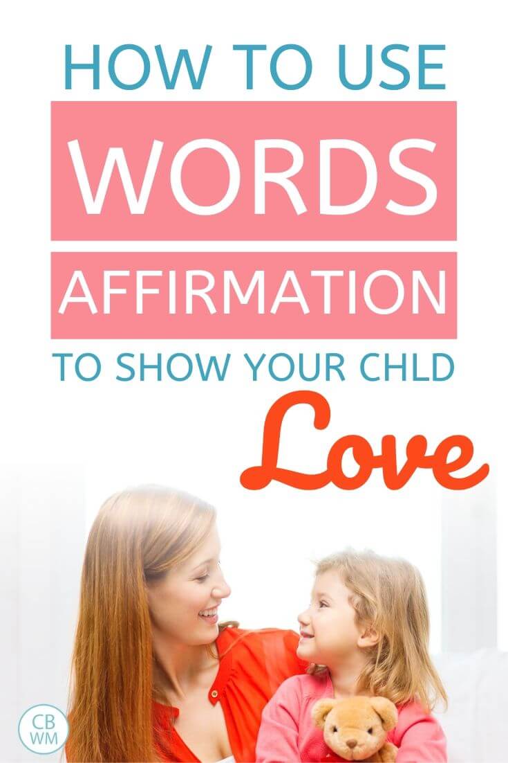 How to use words of affirmation to show love pinnable image