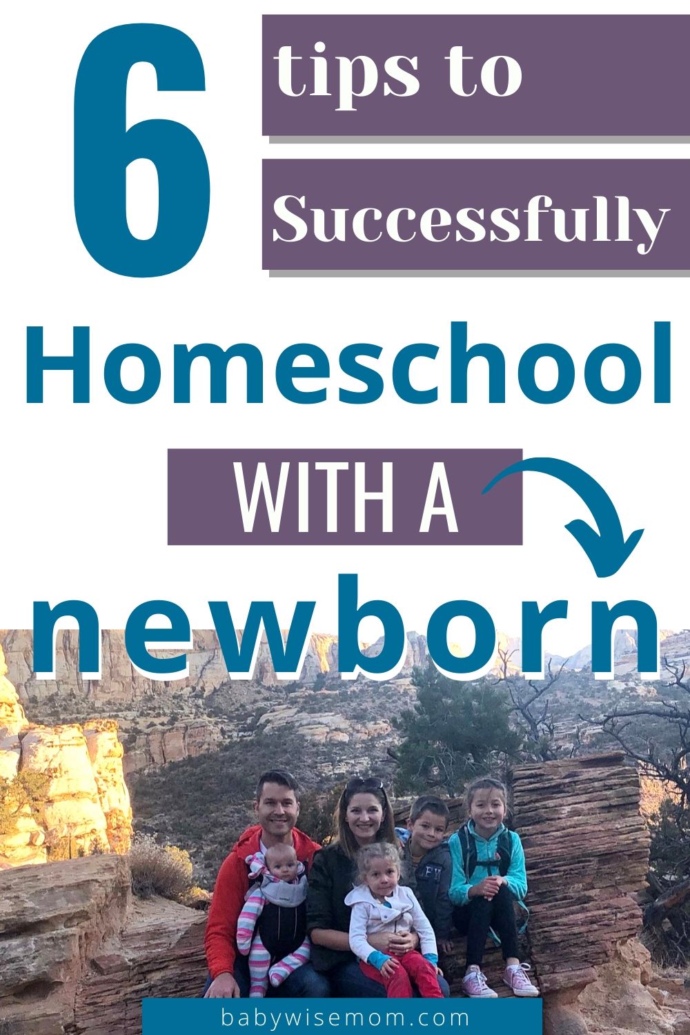 6 tips to homeschool with a newborn