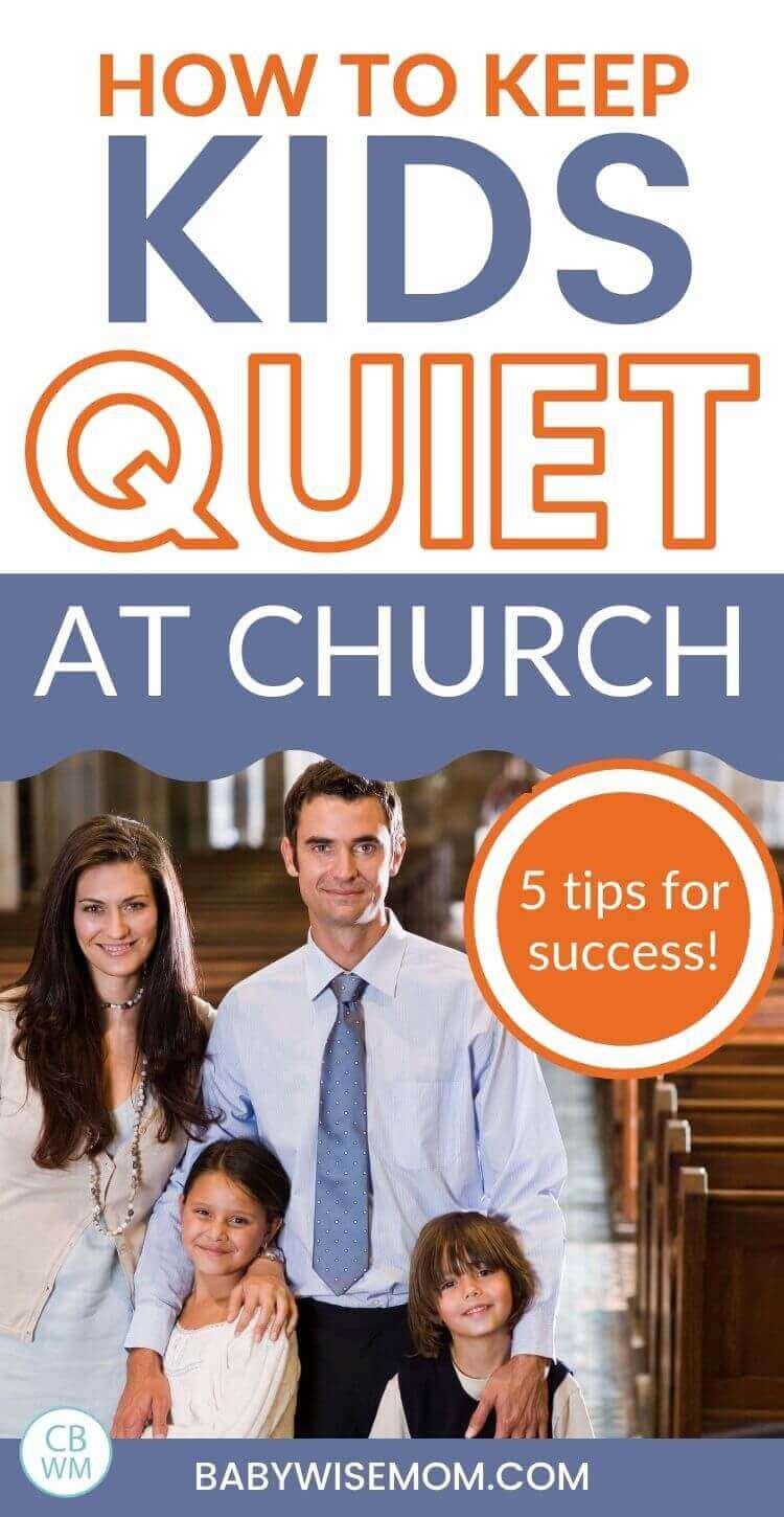 Keep kids quiet at church pinnable image