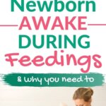 How to keep newborn awake for feedings pinnable image