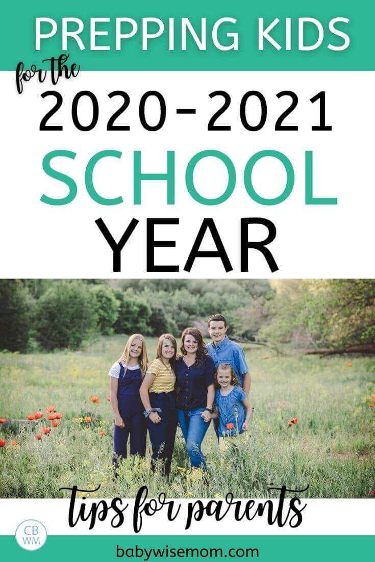 prep kids for 2020-2021 school year