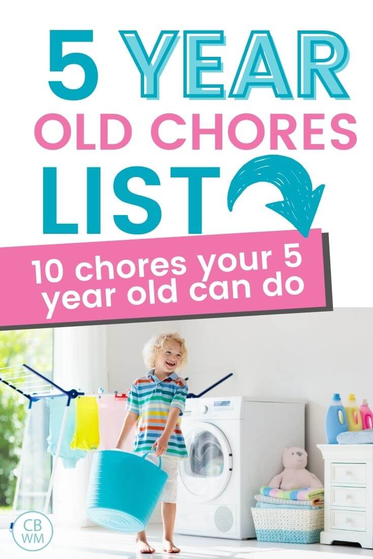 5 year old chore list