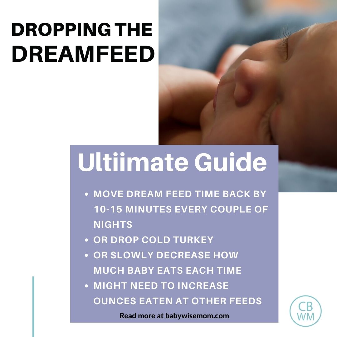Dropping dream feed graphic