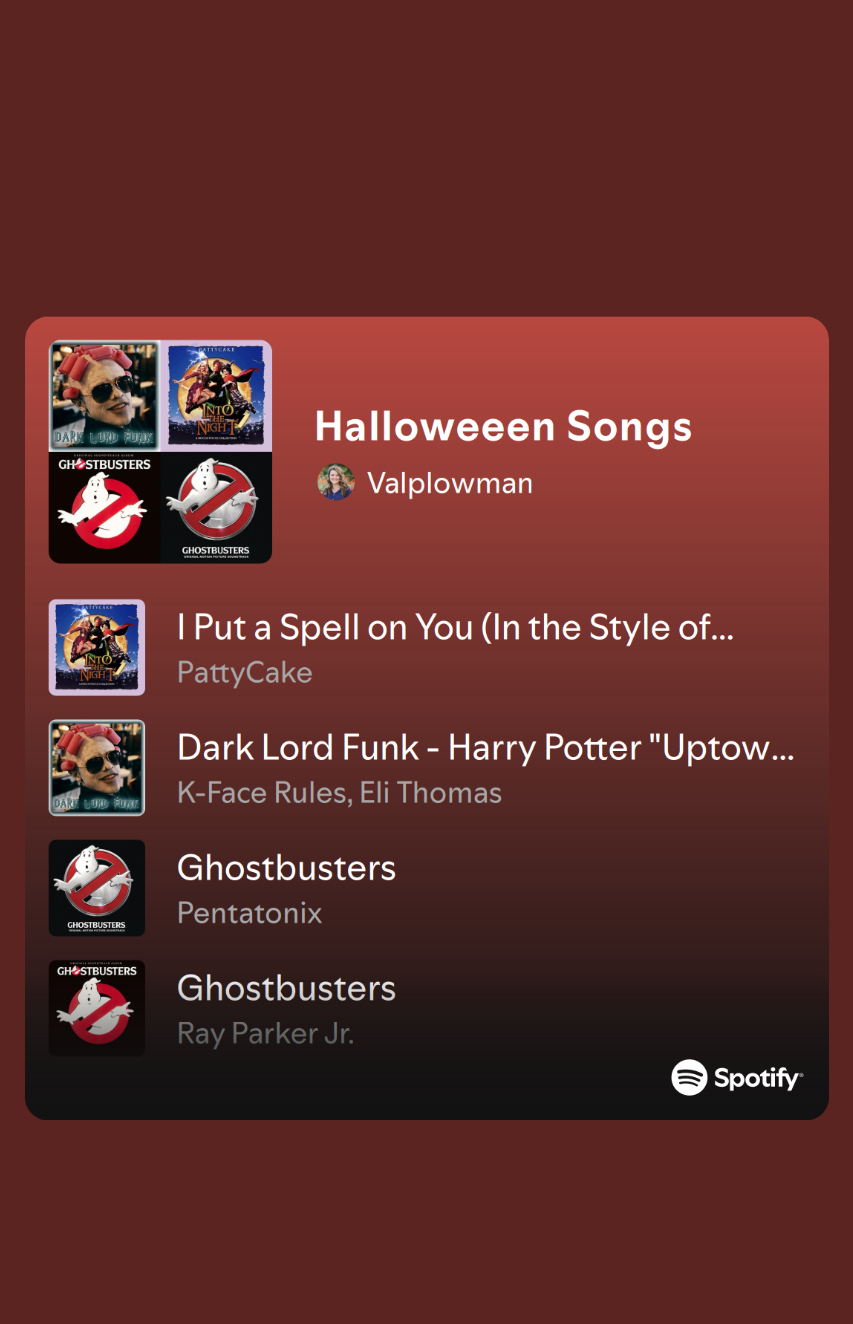 Kid friendly Halloween Playlist on Spotify