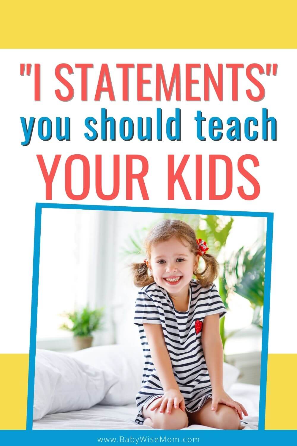 I statements you should teach your child