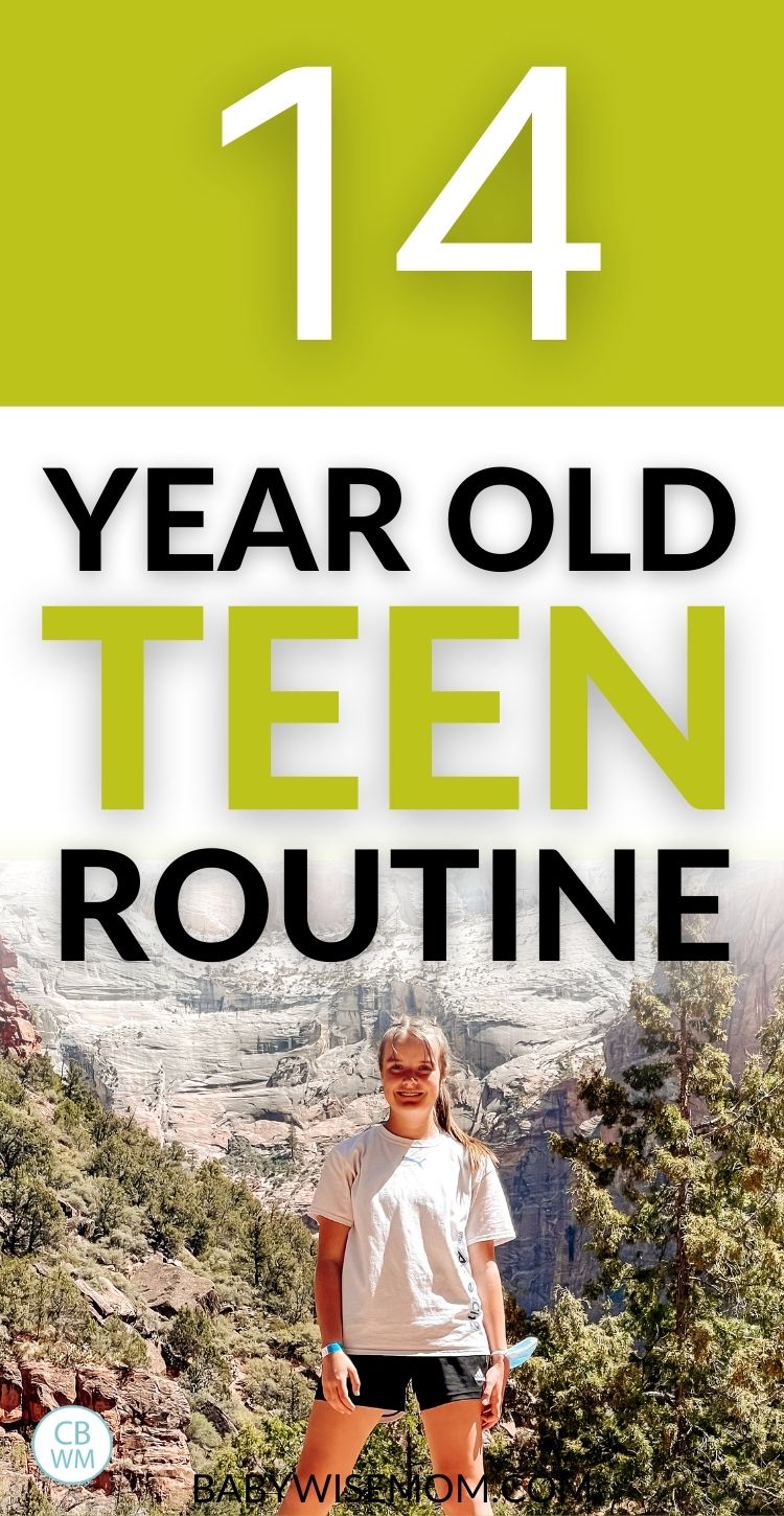 14 year old teen routine