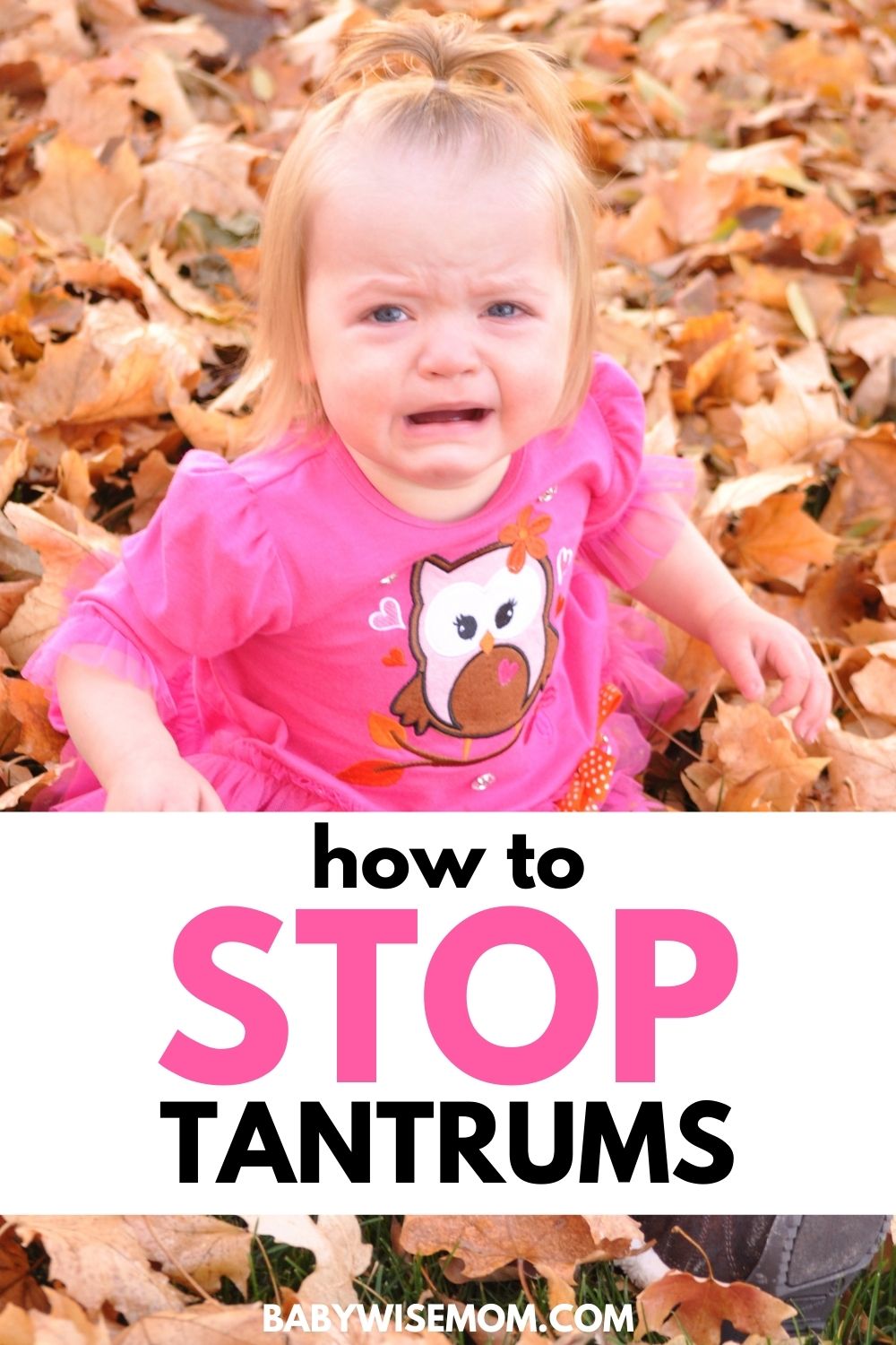 How to stop tantrums