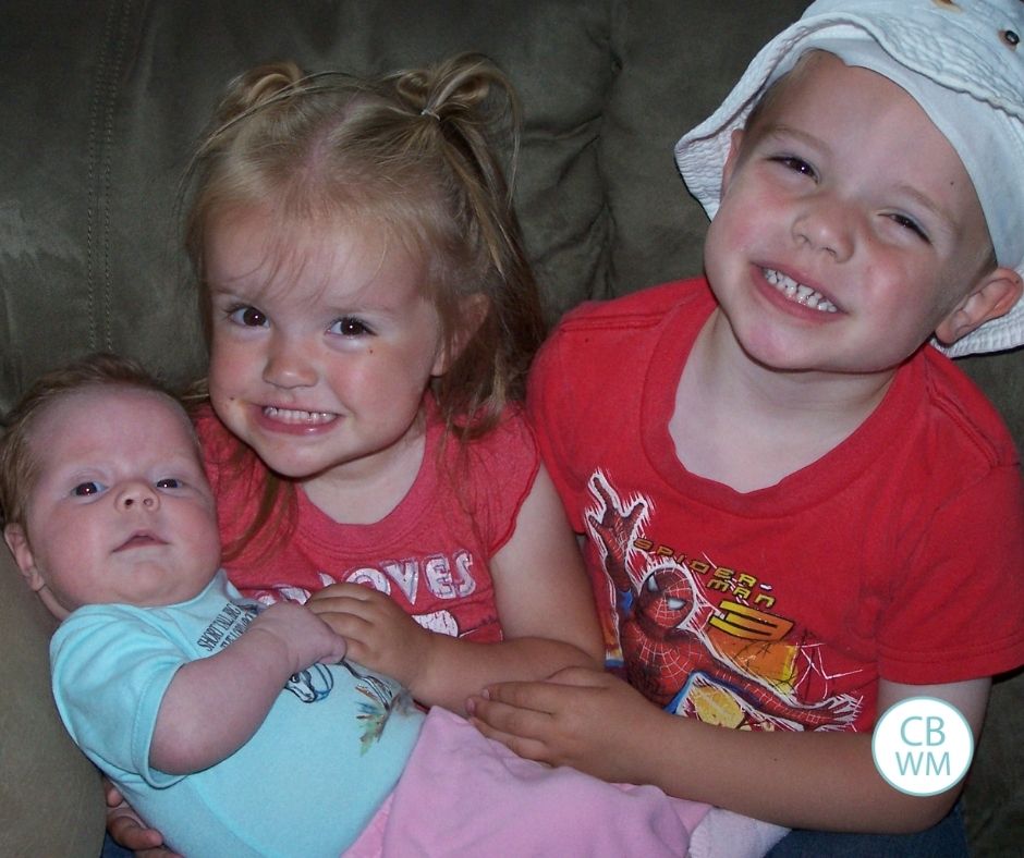 3 kids: McKenna, Kaitlyn, and Brayden
