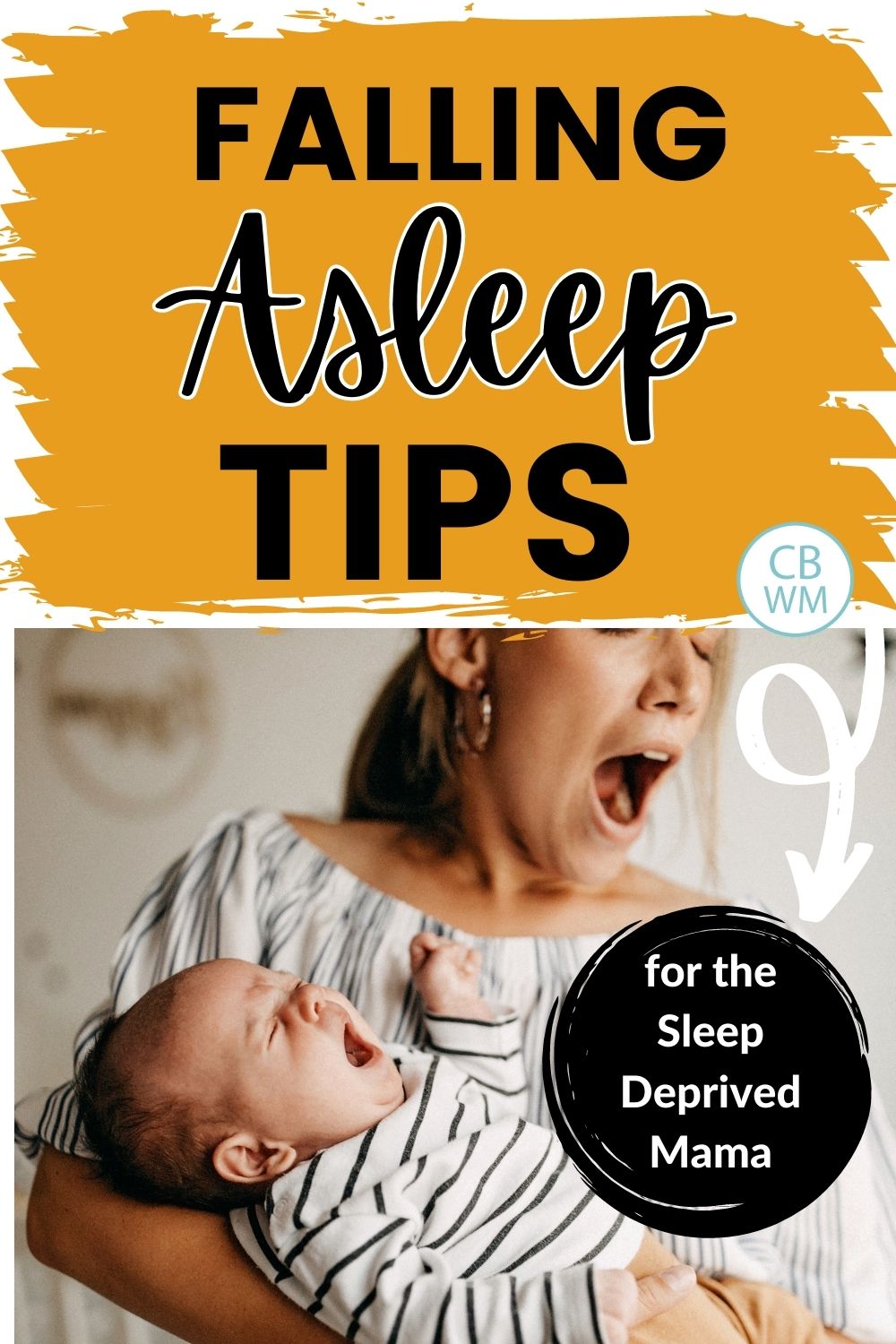 Falling asleep tips for moms