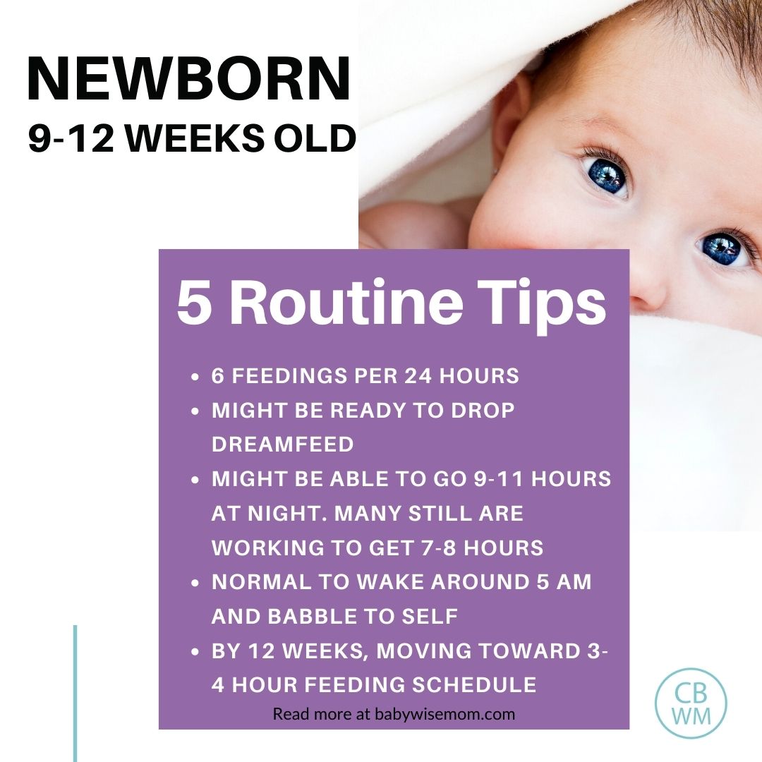 9-12 week old routine tips