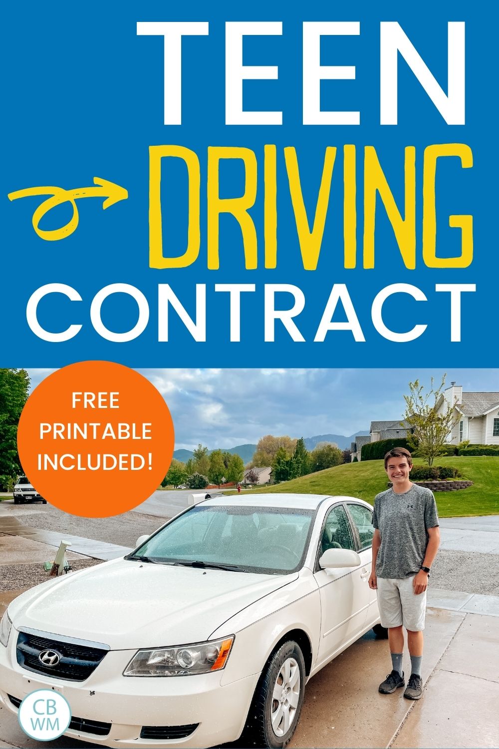 Teen driving contract pinnable image