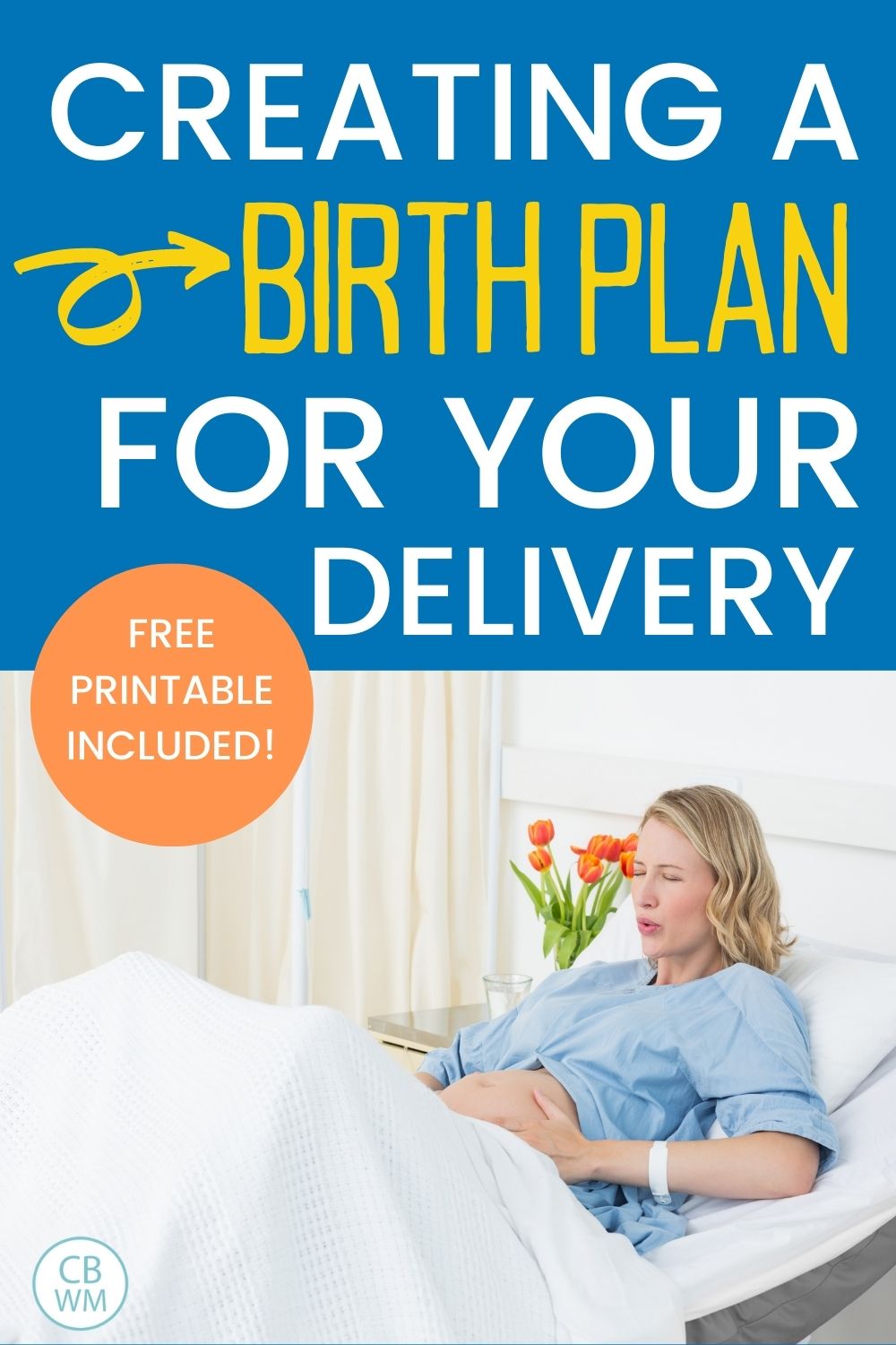 Creating a birth plan pinnable image