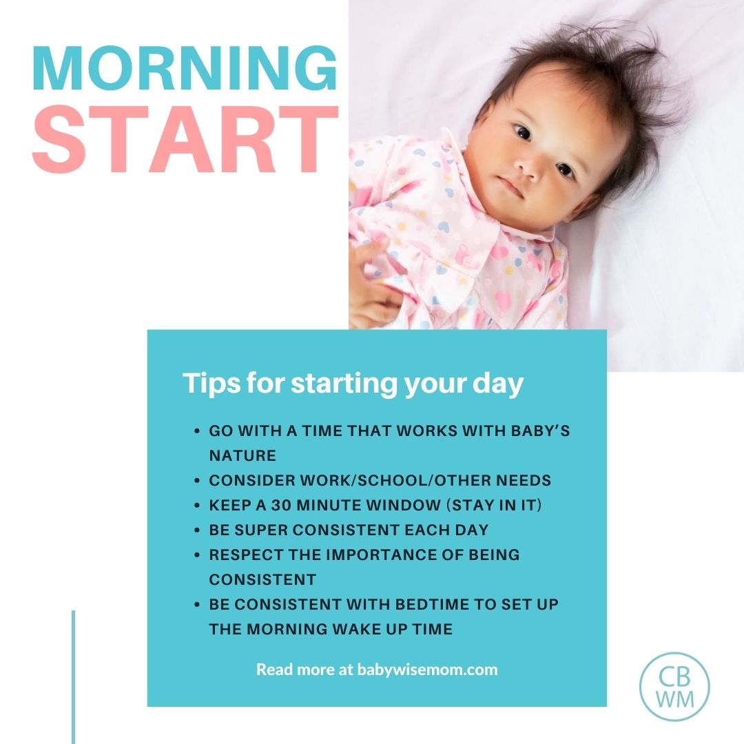 Morning start time graphic