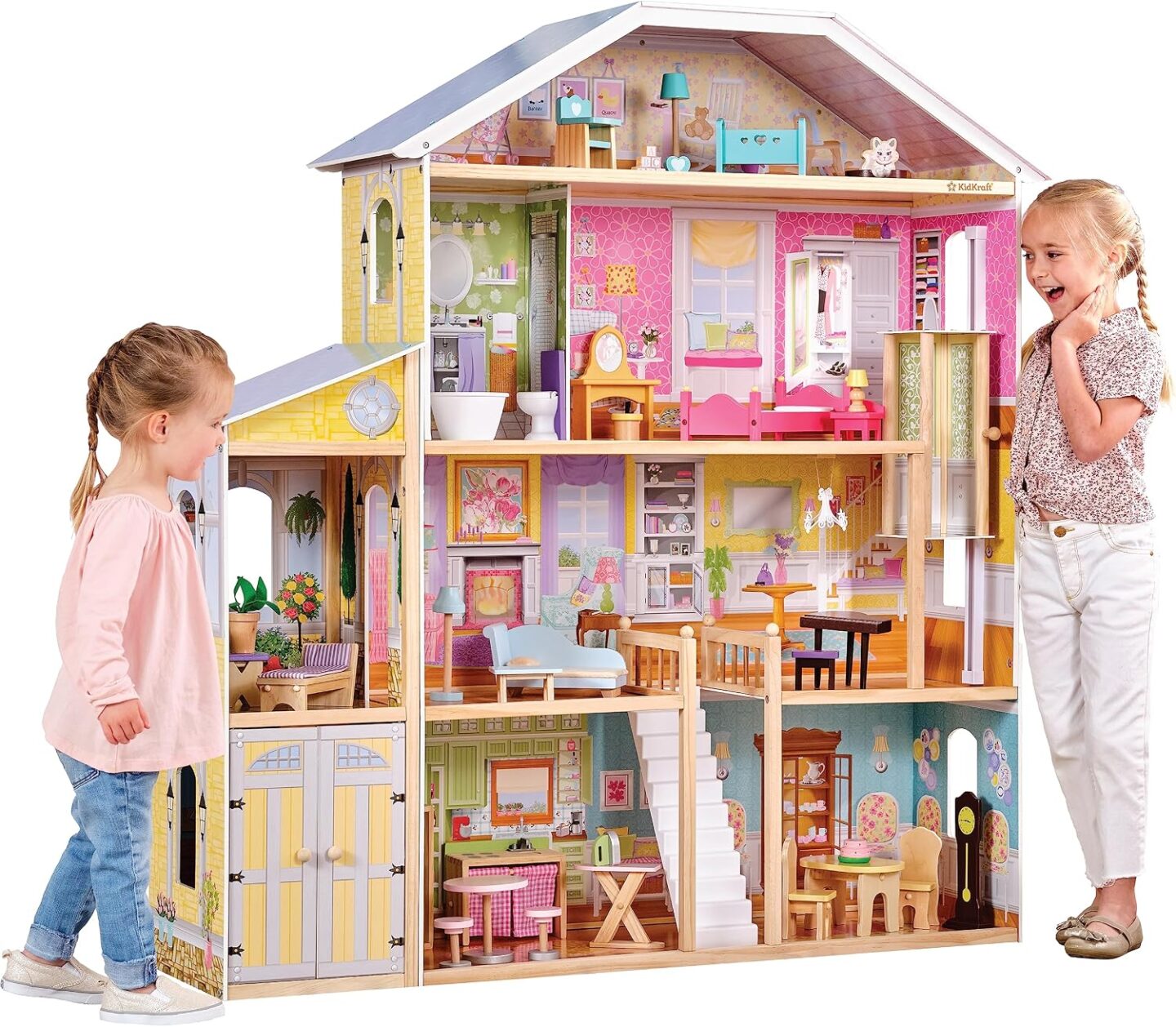 KidKraft Majestic Mansion Wooden Dollhouse image