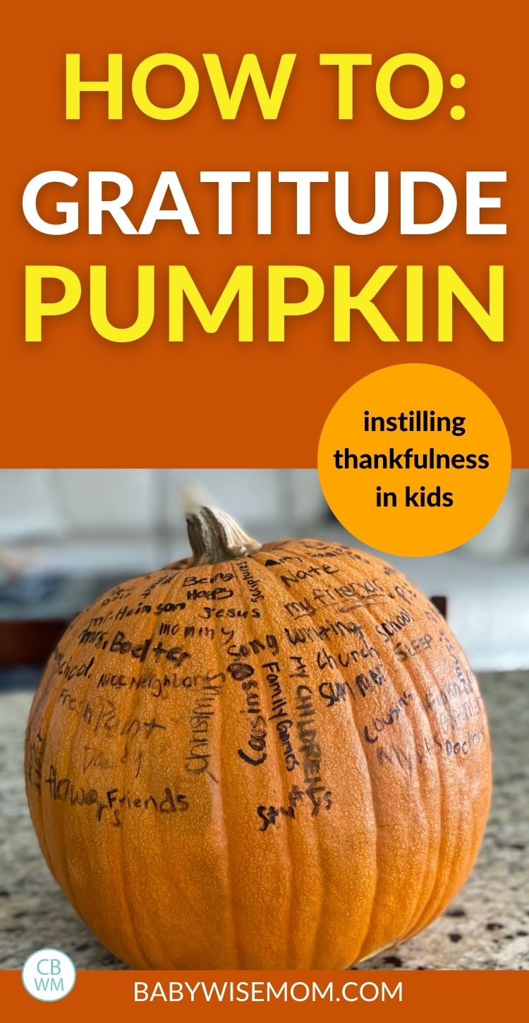 Gratitude pumpkin
