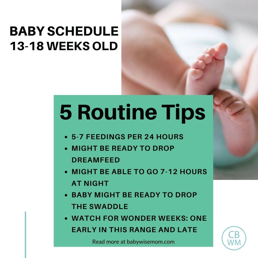 12 week old baby routine