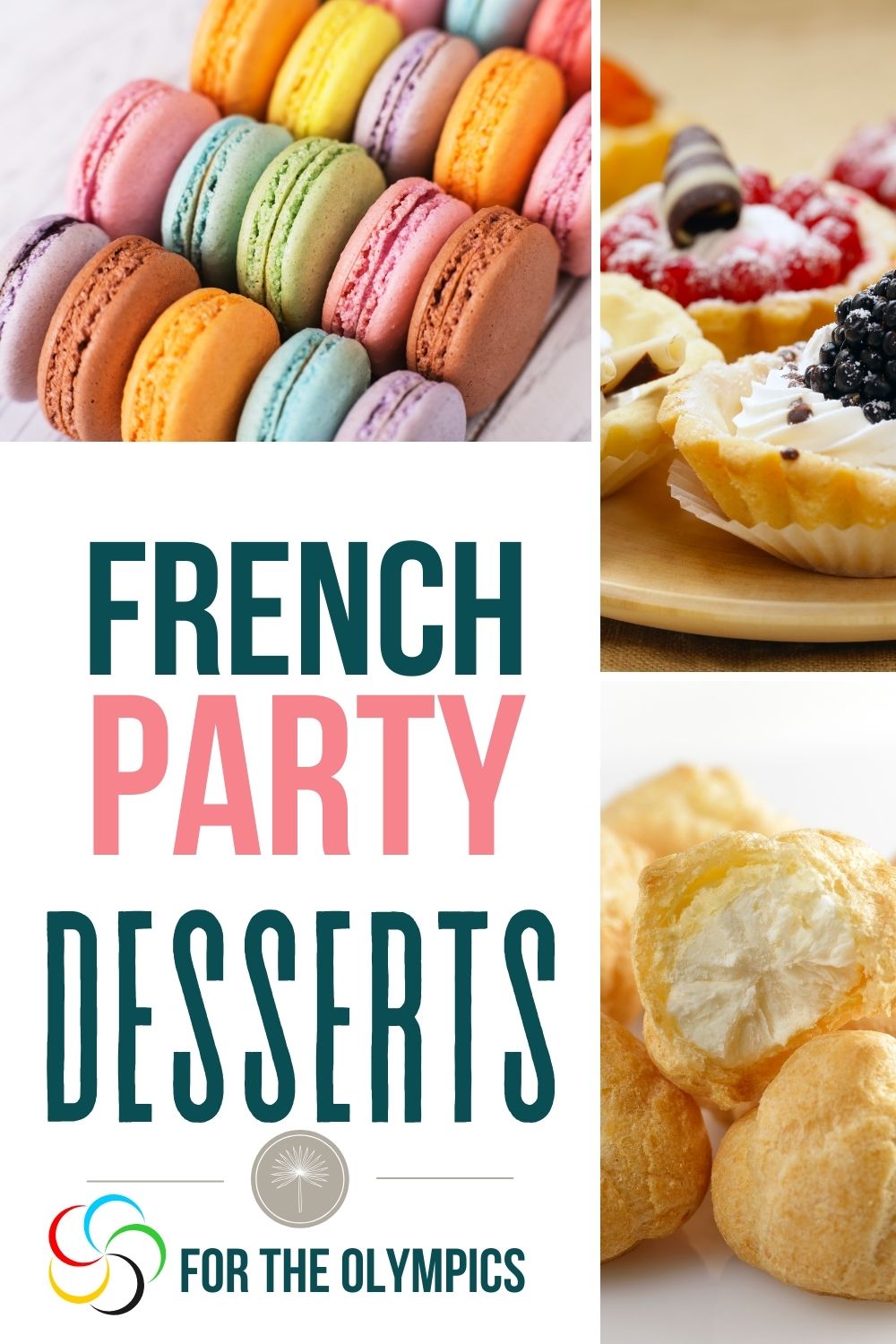 French party desserts for the Olympics