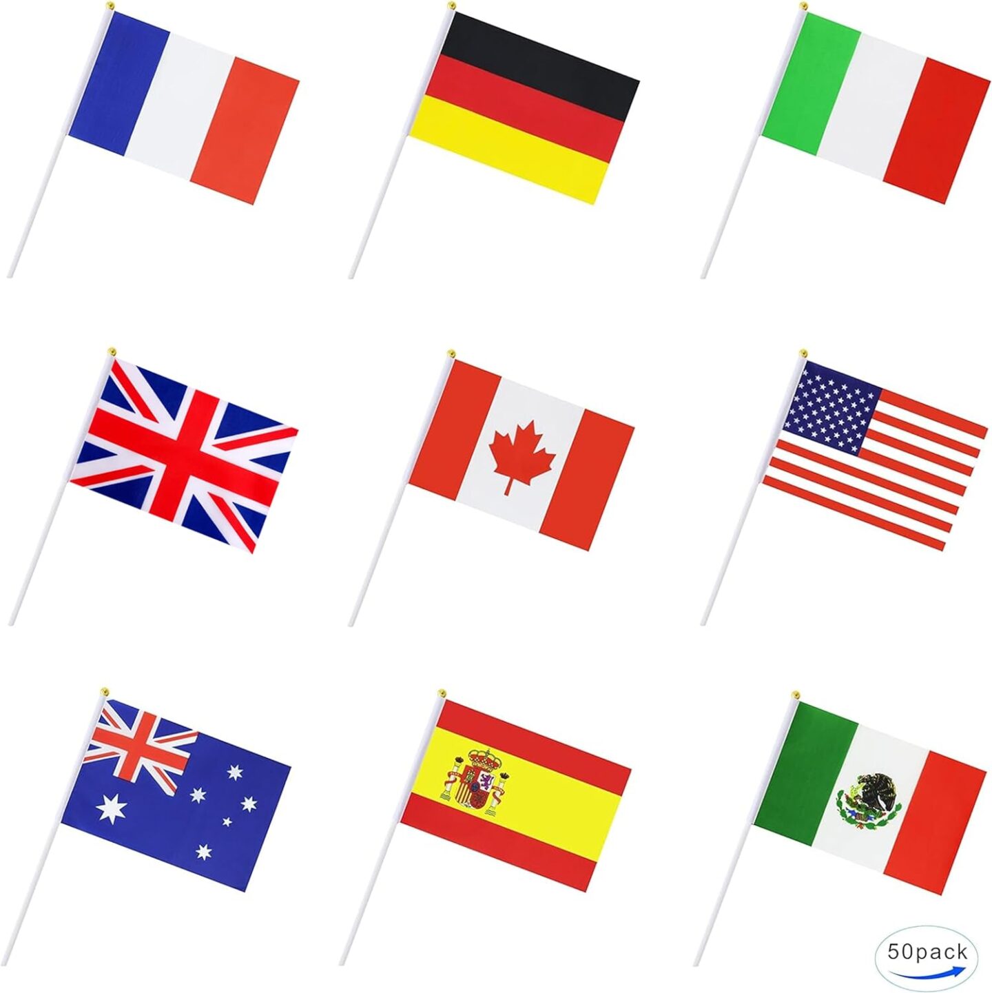 Handheld flags
