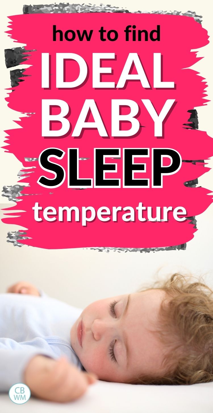 ideal baby sleep temperature